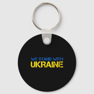 We Stand With Ukraine 2 Keychain
