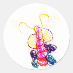 "We stand with You Caterpillar", "jGibney The MUSE Classic Round Sticker