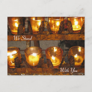 We Stand With You Postcard