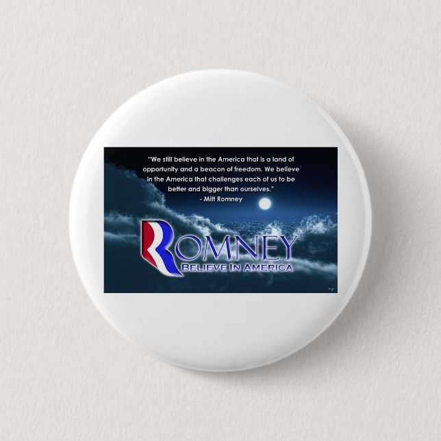 "We Still Believe..." - Romney 2012 2 Inch Round Button (Front)