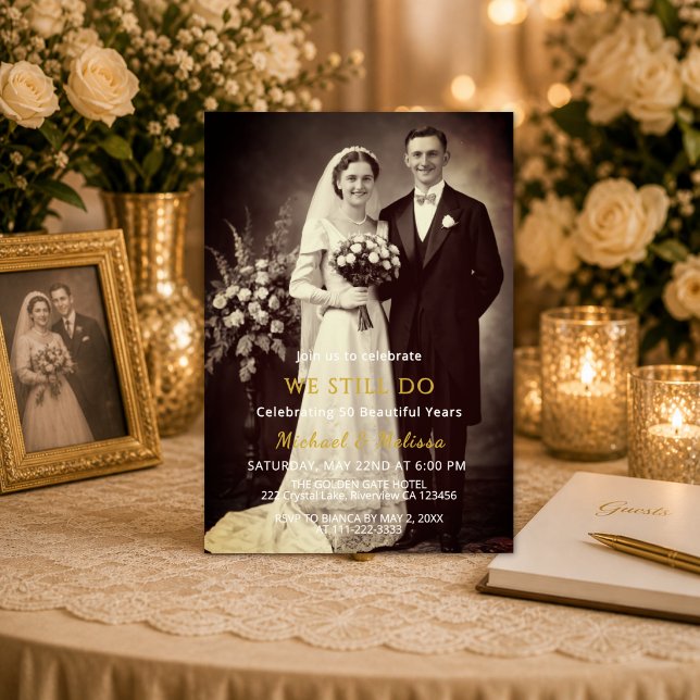 We Still Do 50th Anniversary Photo Invite (Creator Uploaded)