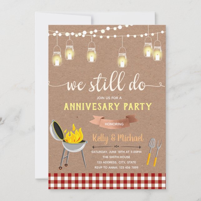 We still do bbq theme invitation (Front)