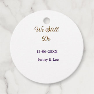 We still do brown pink name date year boho retro s favour tags