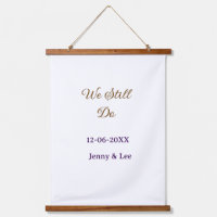 We still do brown pink name date year boho retro s
