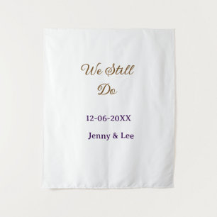 We still do brown pink name date year boho retro s tapestry