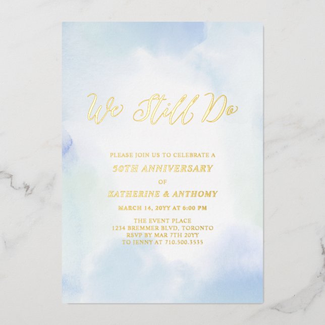 We Still do | Gold Anniversary, Vow Renewal (Front)