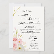 We still Do Renewal Wedding Vows Anniversary