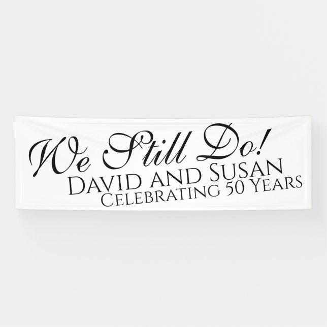We Still Do Wedding Anniversary   Banner (Horizontal)