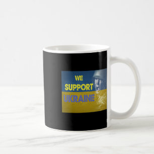 We Support Ukraine No War Coffee Mug