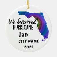 We Survived! Hurrican Ian Custom Florida City Name