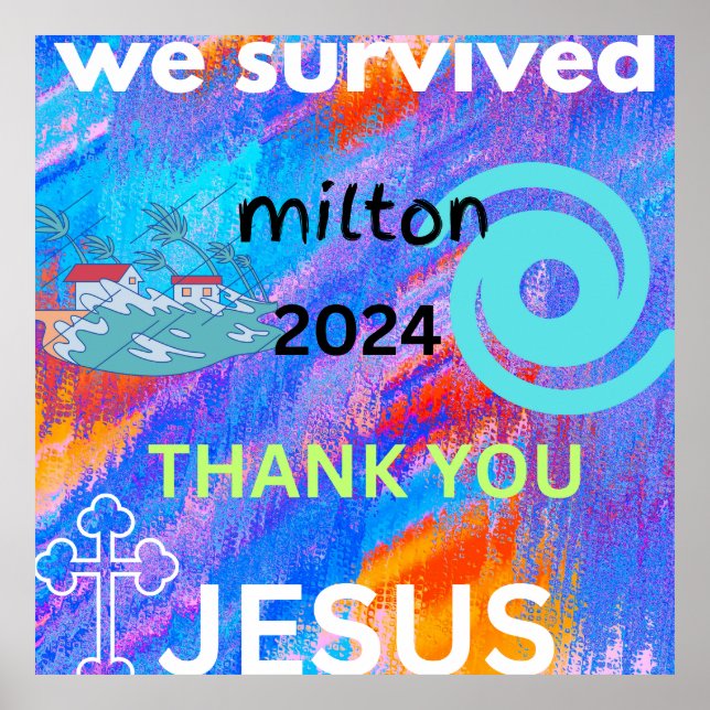 we survived milton 2024 poster (Front)