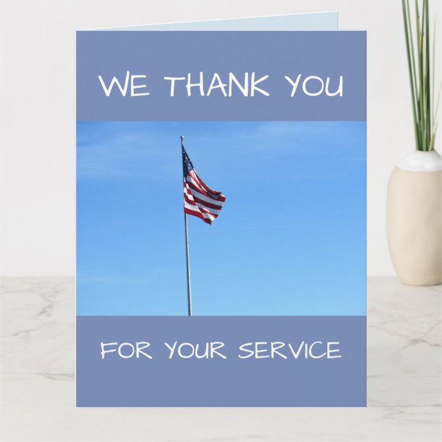 WE THANK YOU / VET (Front)