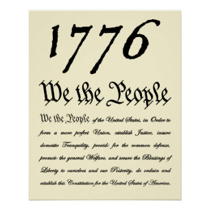 We the People - 1776 Poster