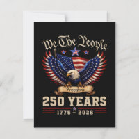 We The People 250 Years Freedom Eagle