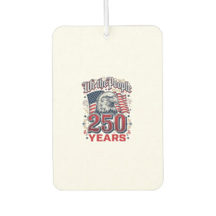 We The People 250 Years Patriotic Eagle Vintage De Air Freshener