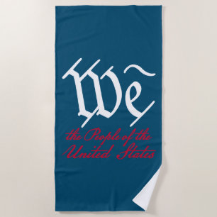We the People 2 Beach Towel