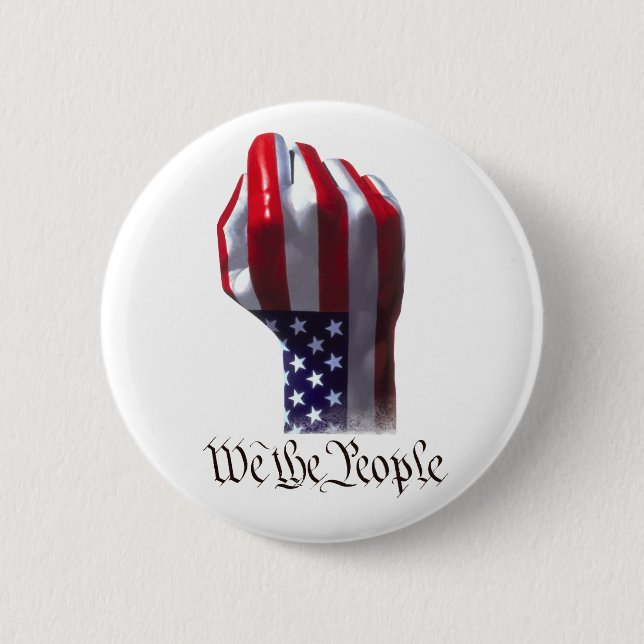 We the People 2 Inch Round Button (Front)