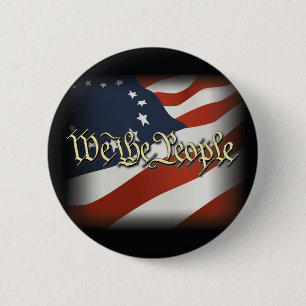 We The People 2 Inch Round Button