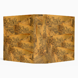 We The People American Constitution 3 Ring Binder