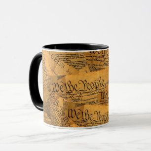 We The People American Constitution Mug