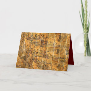 We The People American Constitution Thank You Card