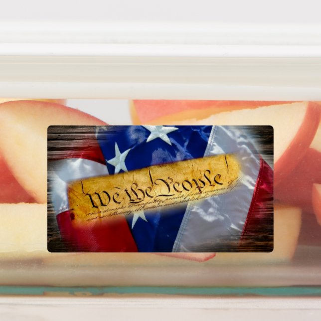 We The People American Flag (Affixed)