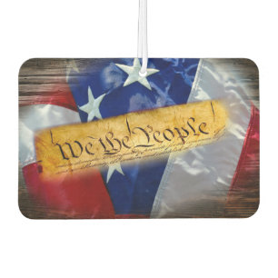 We The People American Flag Air Freshener