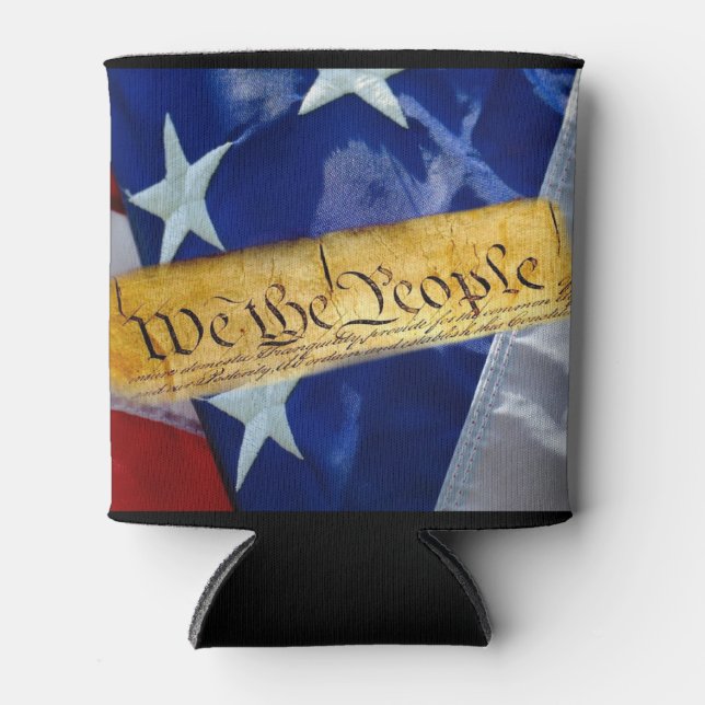 We The People American Flag Can Cooler (Front)