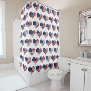We The People American Flag Heart