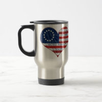 We The People American Flag Heart