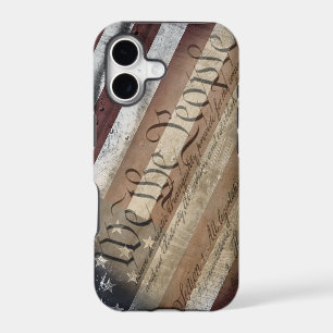 We The People American Flag Vintage Look