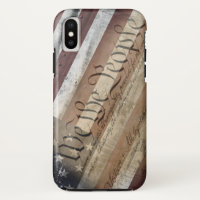 We The People American Flag Vintage Look