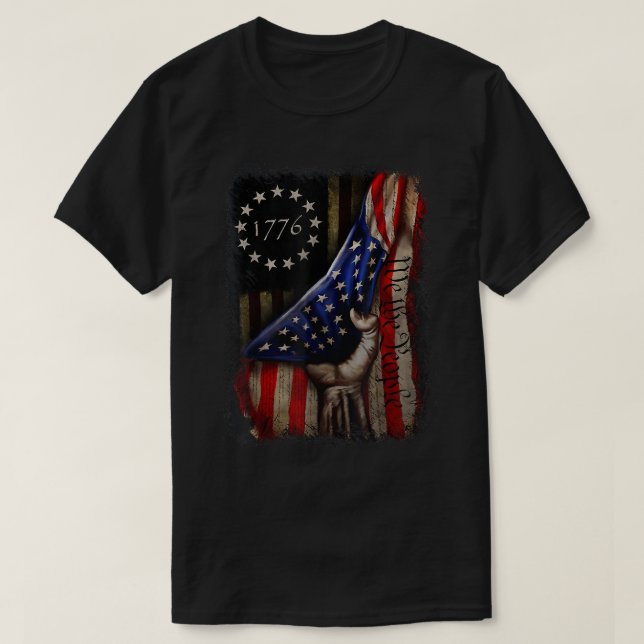 We The People American History 1776 Independence D T-Shirt (Design Front)