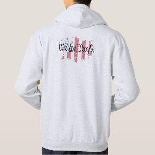 We the People American Peace Flag Splat Hoodie