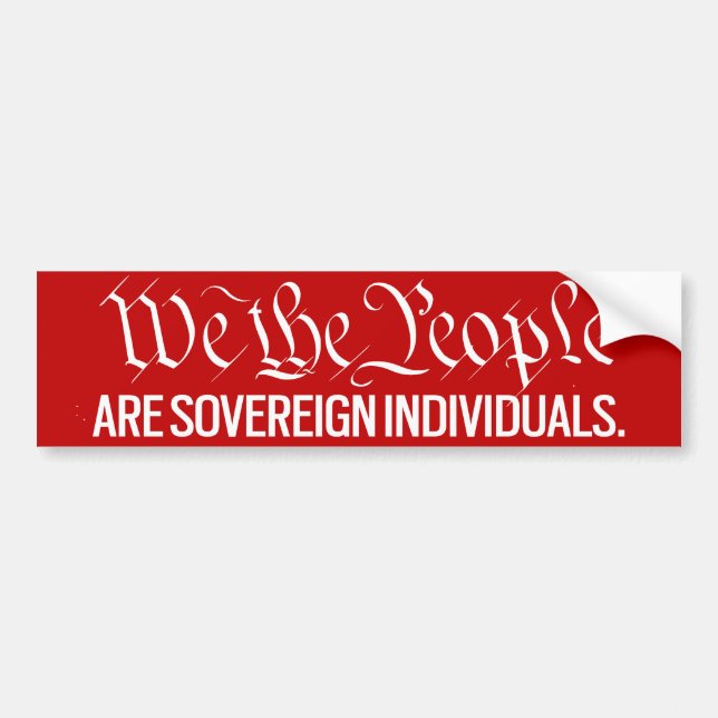 We The People Are Sovereign Stickers (Front)