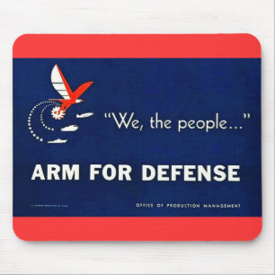 We the People Arm for Defence Mouse Pad