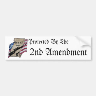 ( We The People ) Article 1 2nd Amendment Guns and Bumper Sticker