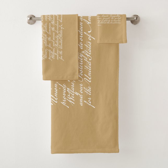 We the People Bath Towel Set (Insitu)