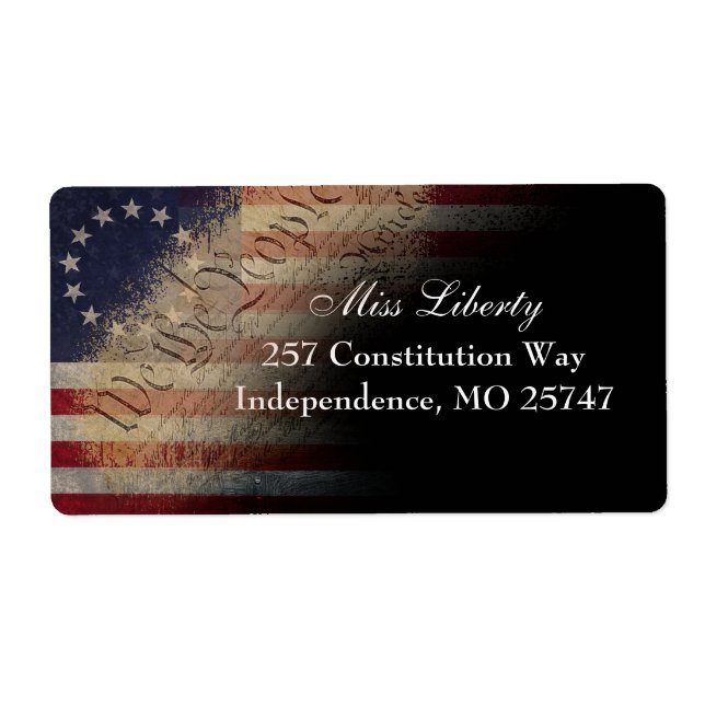 We The People Betsy Ross American Flag Adresse (Devant)
