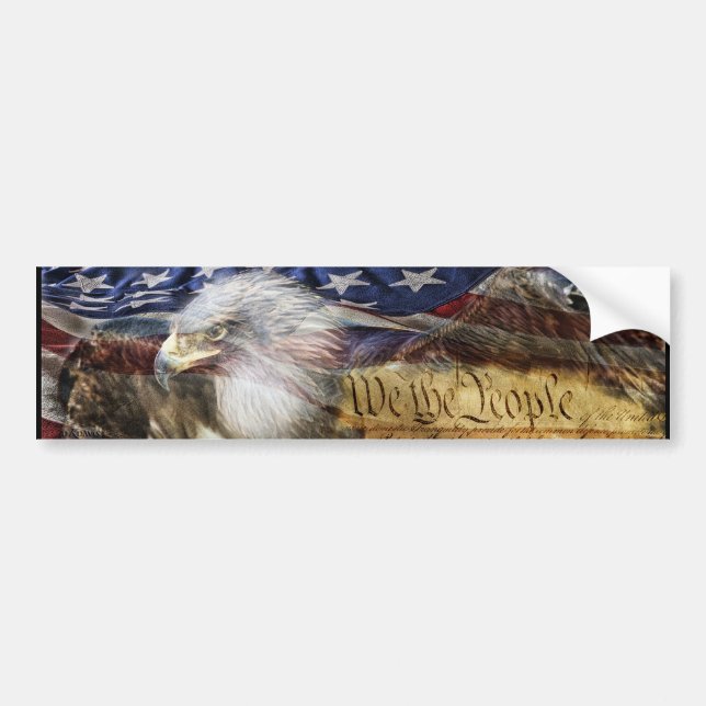 We The People Bumper Sticker (Front)