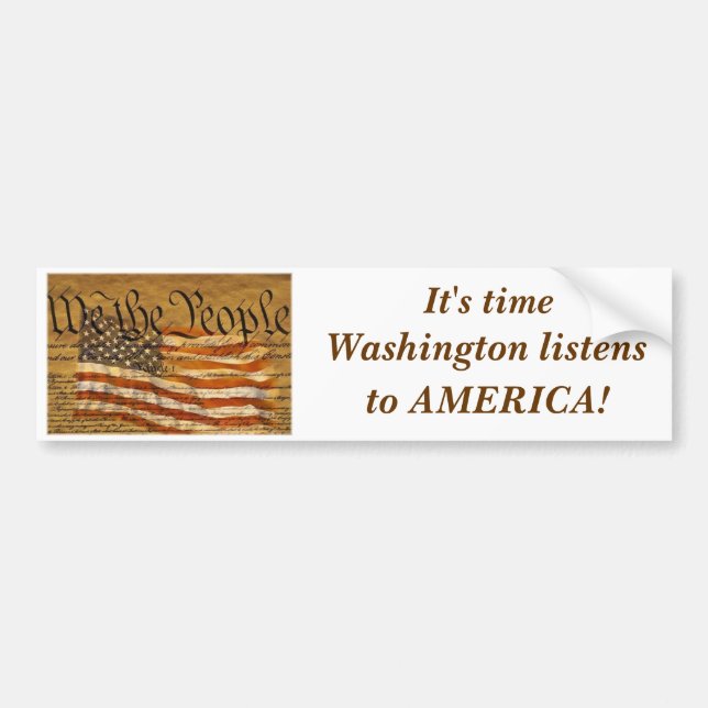 We the People Bumper Sticker II (Front)