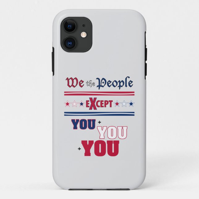 We the People   Case-Mate iPhone Case (Back)