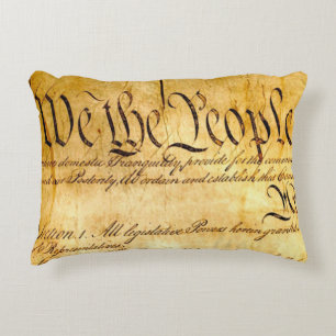 We the People - Constitution Accent Pillow