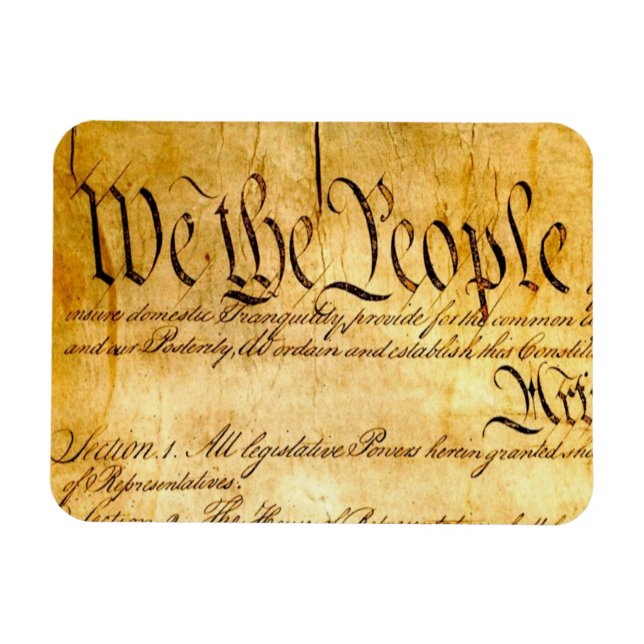 We the People - Constitution Magnet (Horizontal)