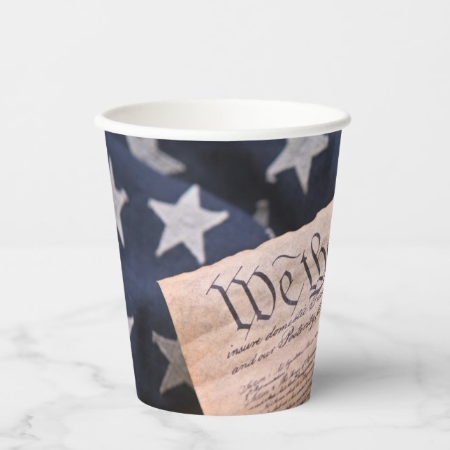 We the People Constitution Paper Cups (Front)