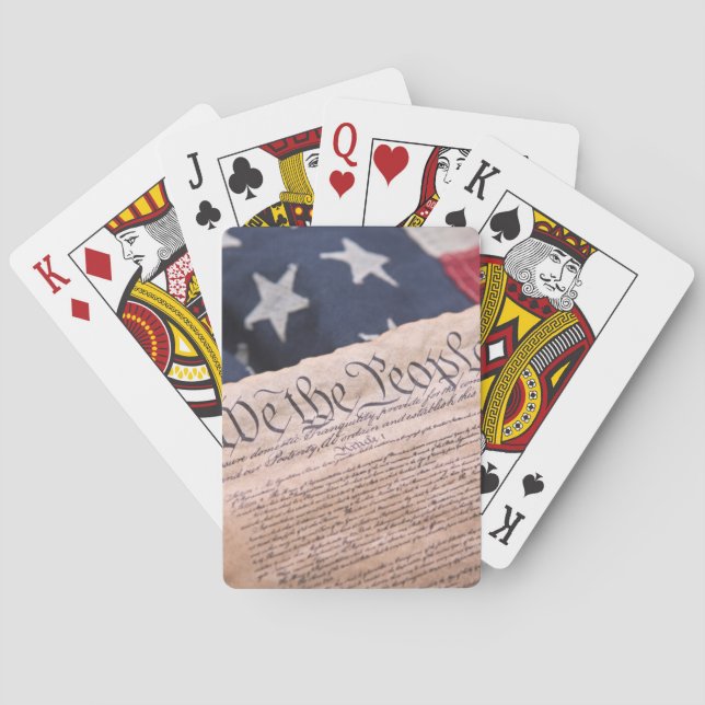 We the People Constitution Playing Cards (Back)
