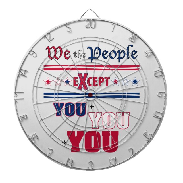 We the People   Dartboard (Front)
