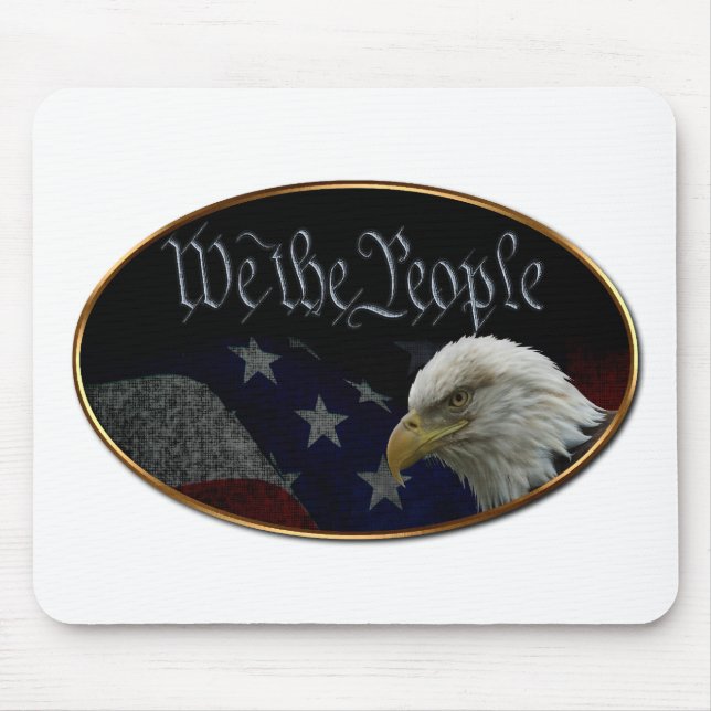 We The People Emblem Mouse Pad (Front)