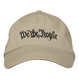 We the People Embroidered Hat