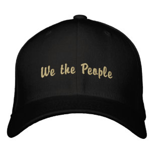 We the People Embroidered Hat